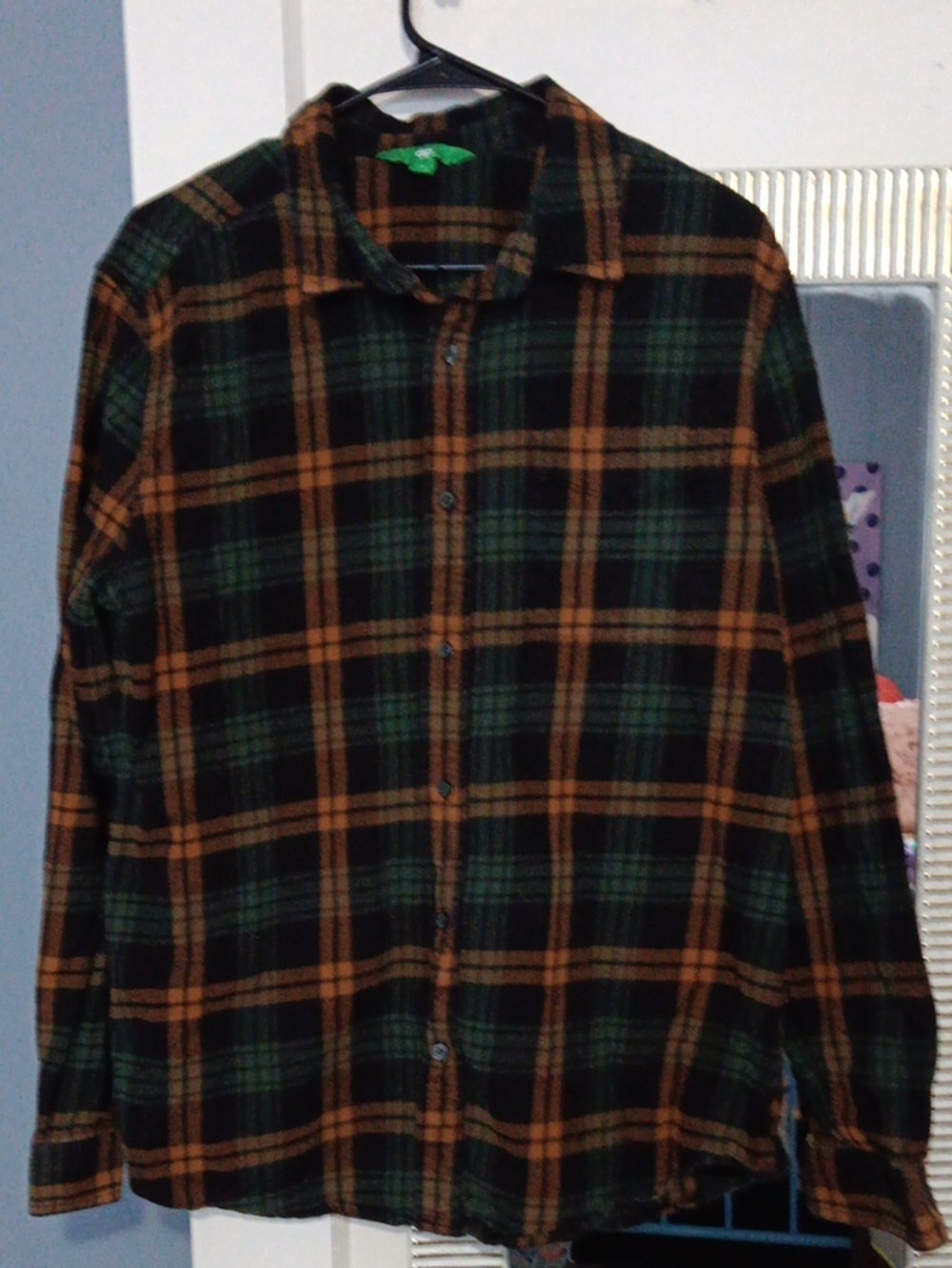 dip Black, Brown & Green Plaid Shirt